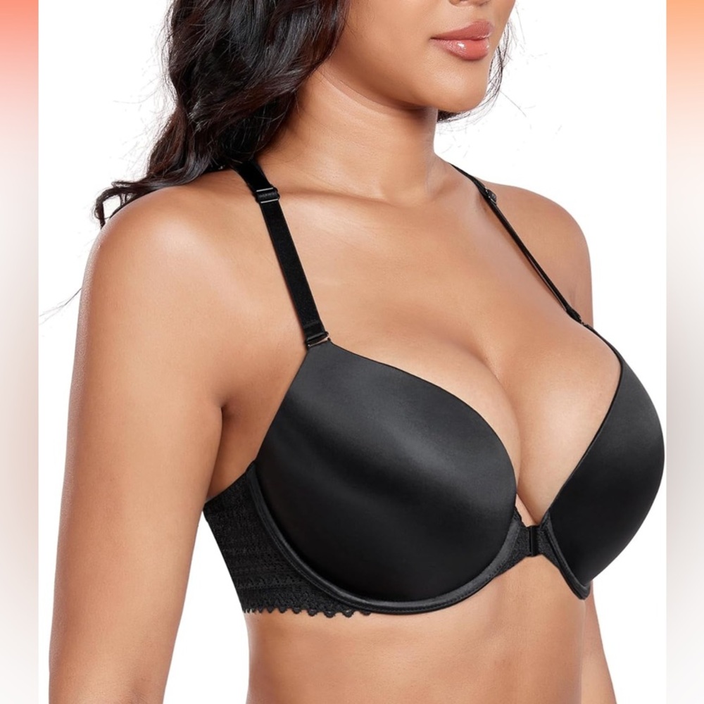 NWT DotVol Front Closure Push Up Convertible Bra